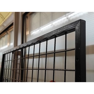 Сітка в рамі 2х0,5м. проф.17 мм.(чорна) без ніг